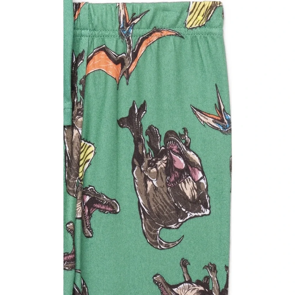 Jurassic World-Boys-Size 6-Dinosaur-PJ-Pajama Set‎ 2-Piece-Long Sleeve-Pants-NWT